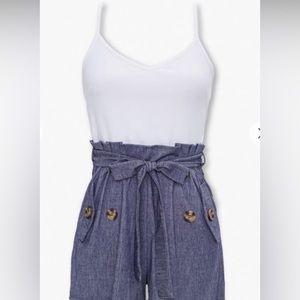 Paper Bag Combo Romper